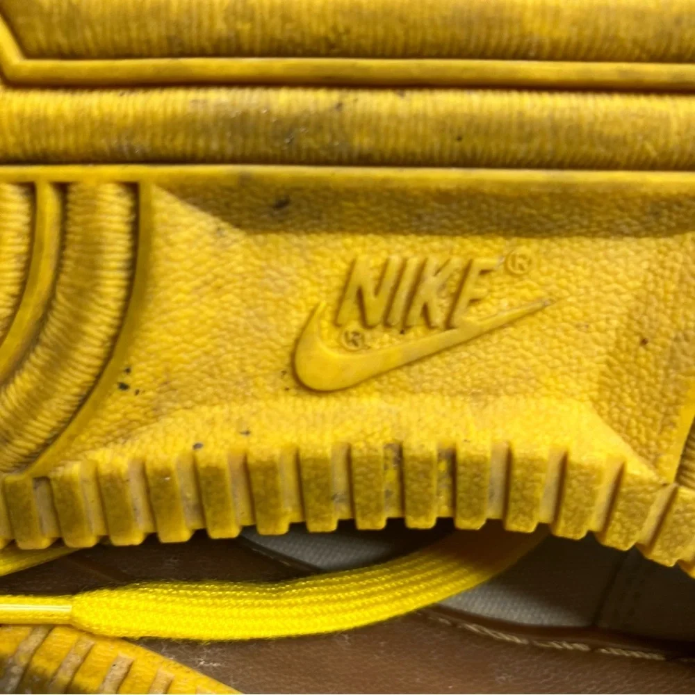 Nike Air Force 1 sneakers low‎ ‘07 TXT light bone touring yellow men’s size 8.5
